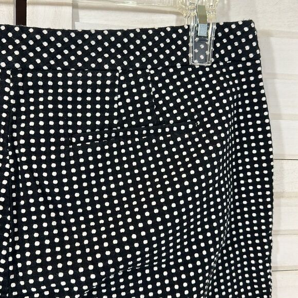 Talbots Chatham Crop Pants Size 10 Stretch Pull On Crop Polka Dot NWOT - Picture 8 of 11